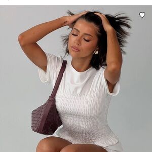 Princess Polly Maybe Tomorrow Ruched Top Sz 4